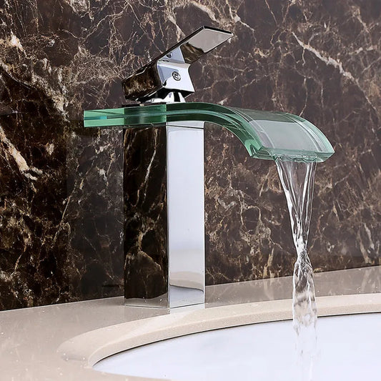 Frendorf | StreamFlow - Eleganter Wasserhahn mit Wasserfall für luxuriöse Badezimmer
