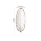 Nordic Light Luxury Stil auf goldener Federplatte Retro Schmuckplatte Aufbewahrung Platte Snack Platte Wohnkultur