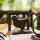 Frendorf | Birdelion Vintage Gusseisen Serviettenhalter | Vogel-Design | Robustes Metall | Dekorative Serviettenaufbewahrung