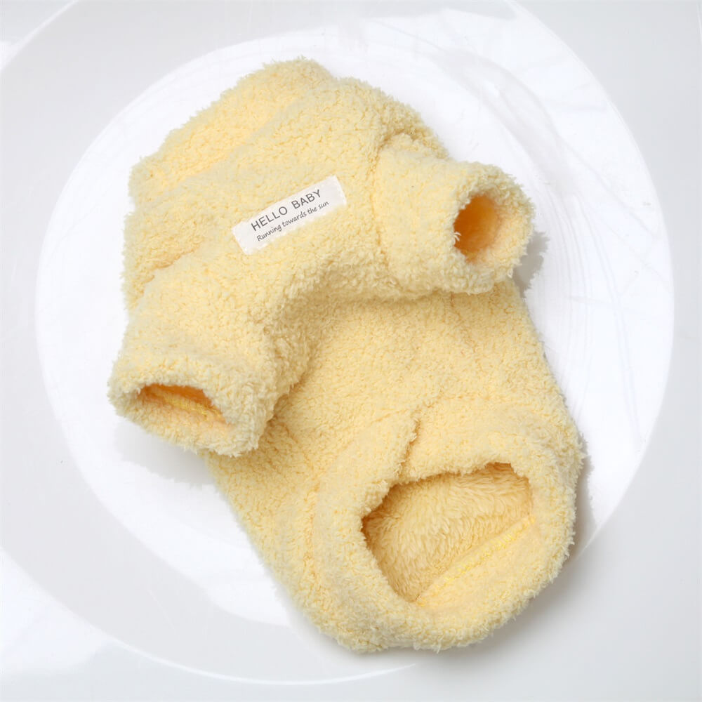 Gemütlicher und weicher Fleece-Hundepullover - Perfekt für Komfort bei kaltem Wetter