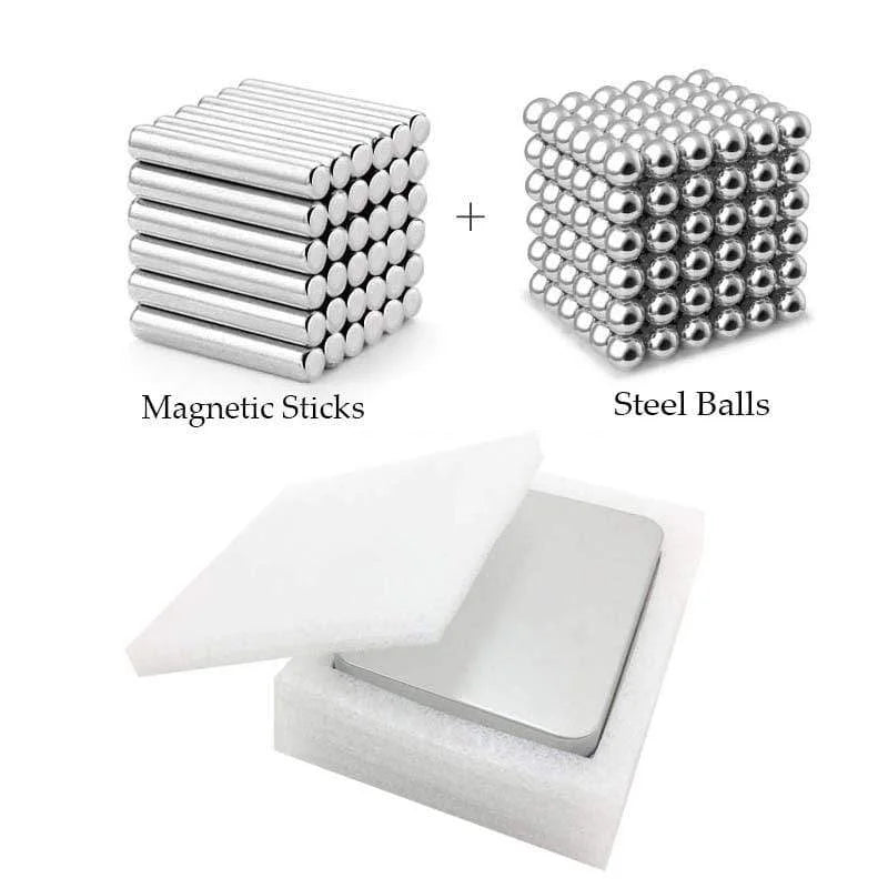 Frendorf | Magnetisches Bauspielzeug-Set mit Stäben und Bällen