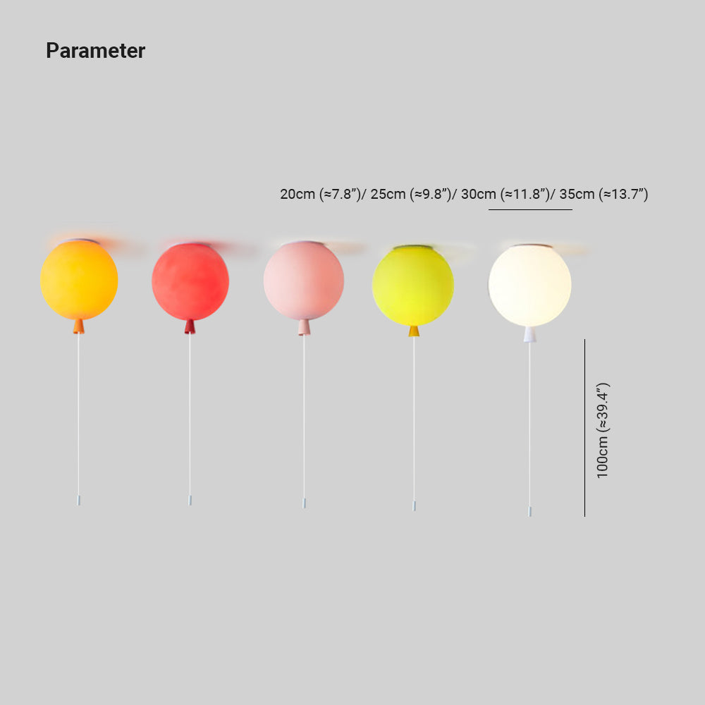 Frendorf | BalloonGlow LED Deckenlampe | Kreatives Ballon-Design | Moderne Deckenleuchte für Kinderzimmer & Wohnräume