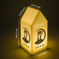 Moderne Art Deco Cabin Hardware PE LED Tischlampe für das Esszimmer