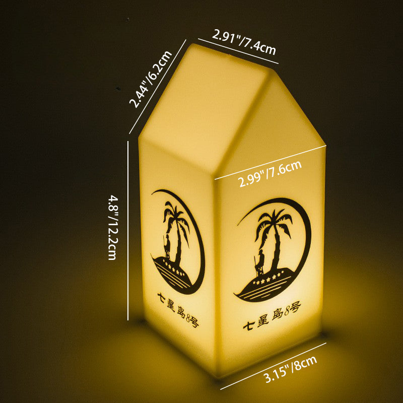 Moderne Art Deco Cabin Hardware PE LED Tischlampe für das Esszimmer