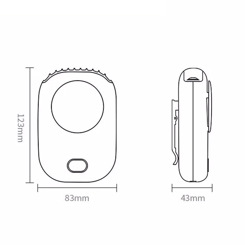 Frendorf | Tragbarer USB Ventilator
