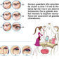 Frendorf | 20X Vergrößerungsspiegel Handtaschen-Spiegel mit 3 Montage-Saugnäpfen - Verwendet für präzise Detail-Make-up-Anwendungen - Augenbrauen/Zupfen - Einfacher Montage-Spiegel - 4 Zoll rund