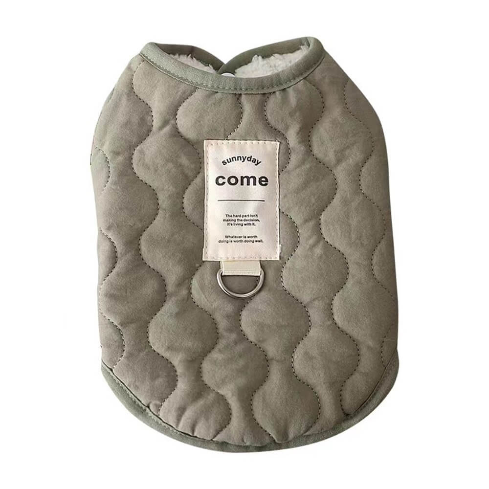 Gemütliche gesteppte Hundeweste - Warm und stylische Tierbekleidung