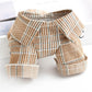 Klassische Karomuster-Hundekleidung - Hundekleid und Hemd-Set
