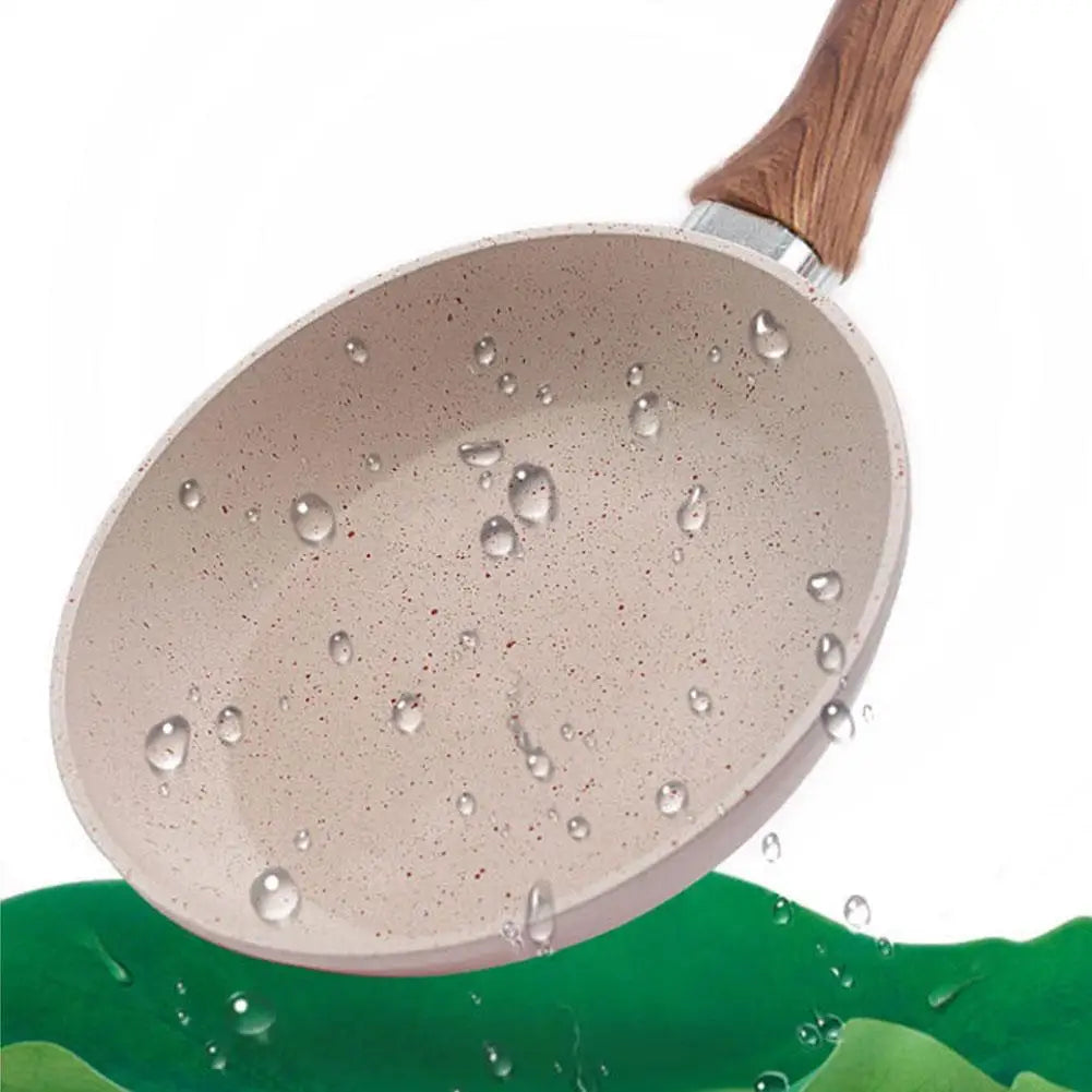 Aluminium Antihaft Medizinischer Stein Bratpfanne Küchen Topf Kochgeschirr