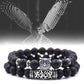 Frendorf | Eule Charme Naturstein-Armband