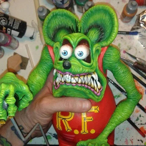 Rat Fink Sammelmodell Spielzeug Halloween Dekoration