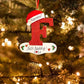 Frendorf | Personalisierte Weihnachts 24 Buchstaben Ornamente