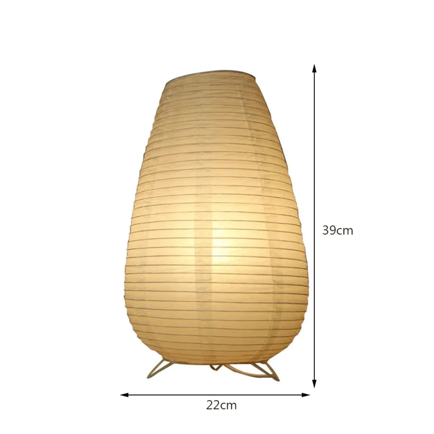 RiceyGlow | Stilvolle Tischlampen mit japanischem Design