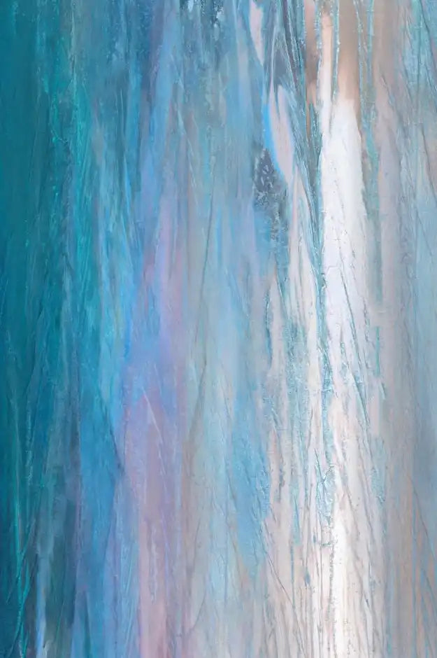 Frendorf | Fallende Blaue Wandkunst