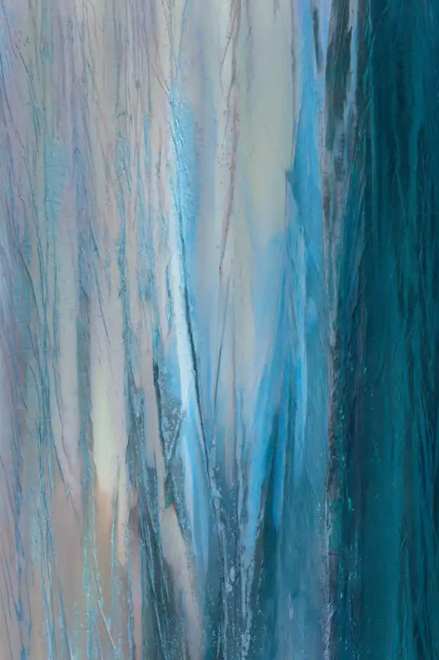 Frendorf | Fallende Blaue Wandkunst