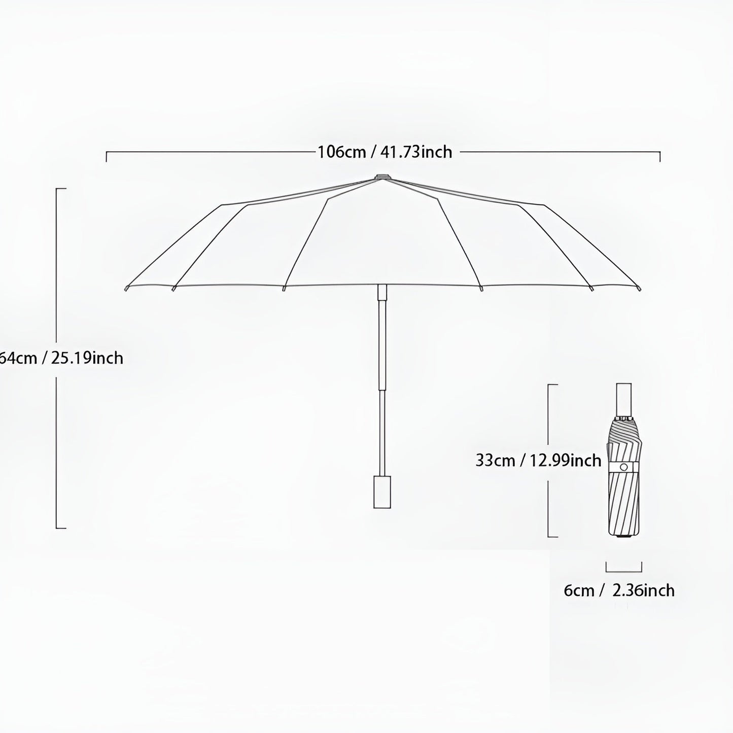 Frendorf | Nachhaltiger Regenschirm mit UV-Schutz – StormShield
