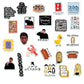 Famous Friends TV-Serie Aufkleber Paket - Waterproof Bundle