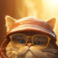 Frendorf | Fat Cat Motorrad Wandkunst