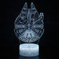 3D-Lampe Star Wars Millennium Falcon