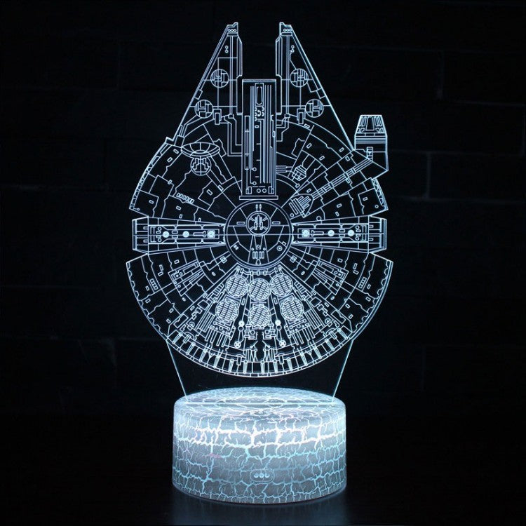 3D-Lampe Star Wars Millennium Falcon
