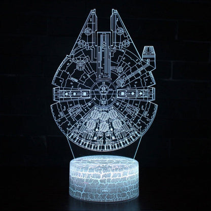 3D-Lampe Star Wars Millennium Falcon
