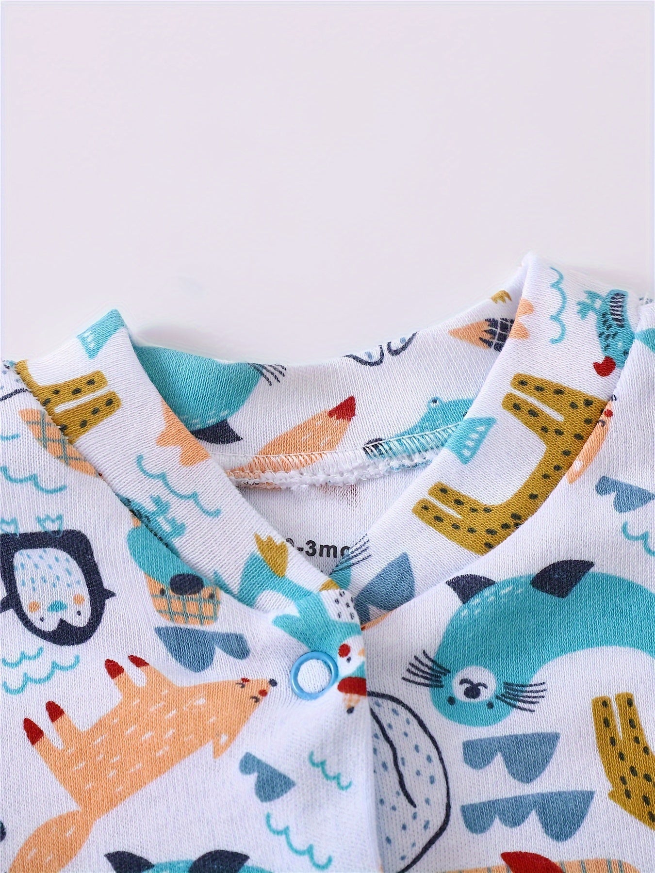 Frendorf | 3-teiliges Baby Playsuit-Set mit Tiermotiven – Lange Ärmel für Outdoor-Aktivitäten