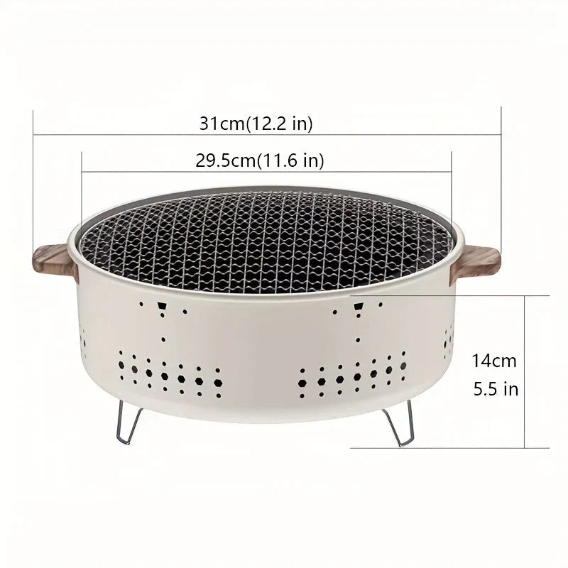 Frendorf | Rauchfreier Holzkohlegrill ToGo