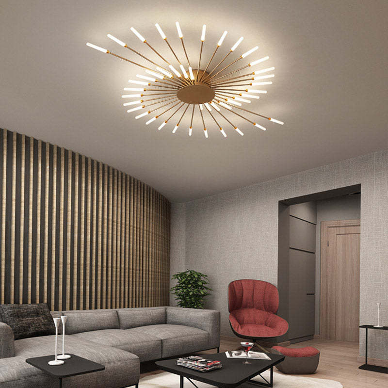 Frendorf | StarBurst Feuerwerk Deckenleuchte | Moderne LED Pendelleuchte | Stimmungsvolles Dekolicht für Zuhause