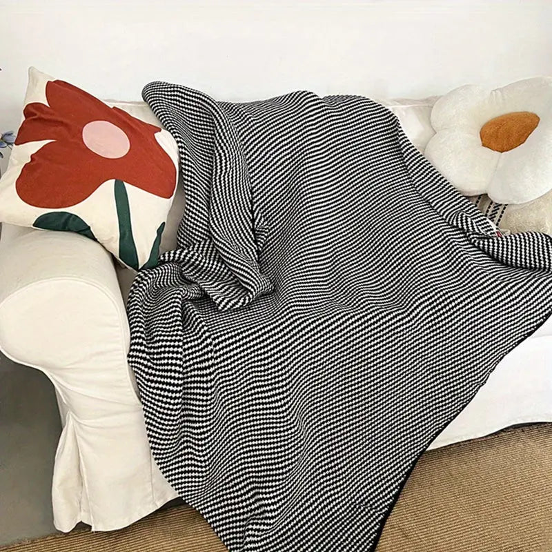 Handgefertigte Grobstrick Nordic Decke - Warm und Bequem