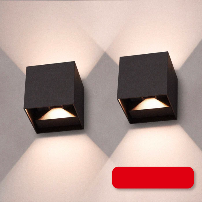 LED Cube Wandlampen | 1+1 Gratis