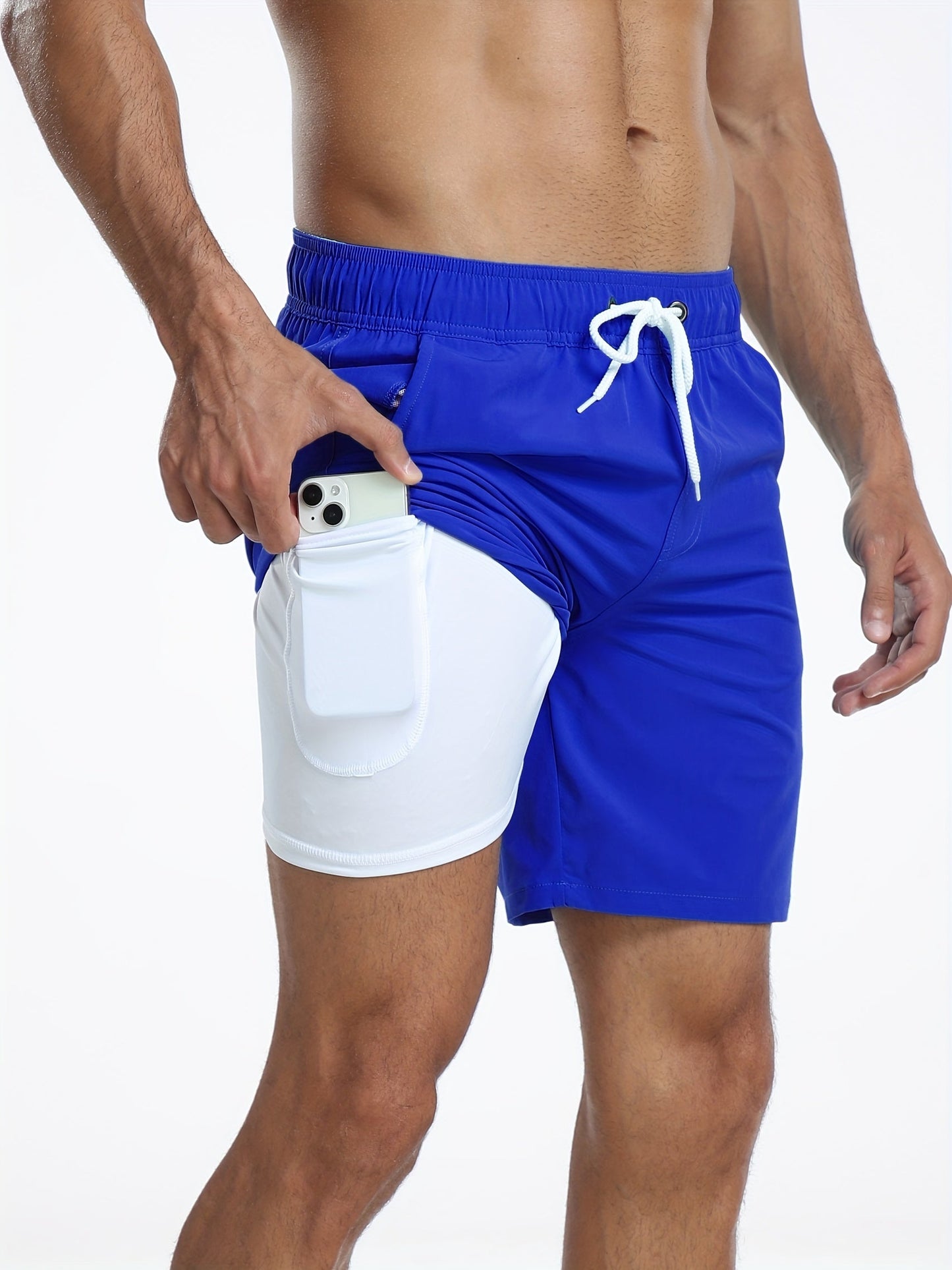 Frendorf | Badehose | Schnell trocknende Stretch-Shorts für Männer mit Handytasche