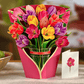 Kunstoff Pop-up Blume | Inkl. Gratis Geschenkkarten - Faire