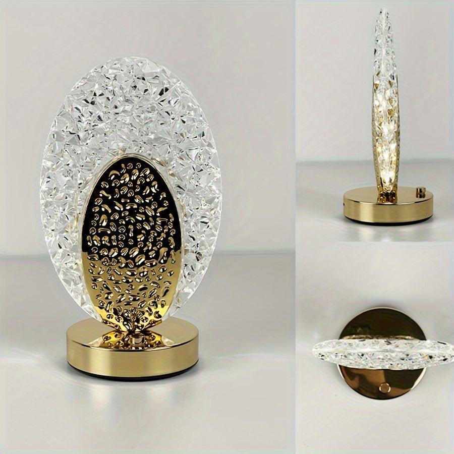 Frendorf | Tischlampe mit Pfauenfederdesign für eine warme Eleganz