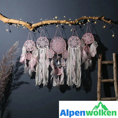 Frendorf | Feder Traumfänger Wanddekoration (5 Stück)