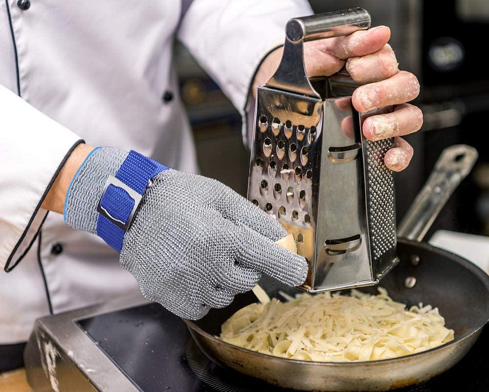 Frendorf | Lebensmittelqualität Edelstahl Mesh Metall Handschuh