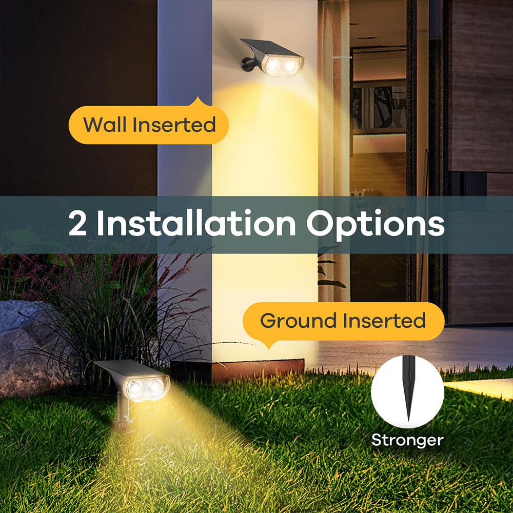 Frendorf | 2 in 1 Solar Spotlight (2 Packs)