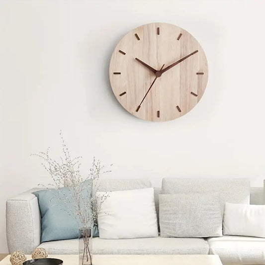 Frendorf | Minimalistische Ästhetik Wanduhr aus Holz