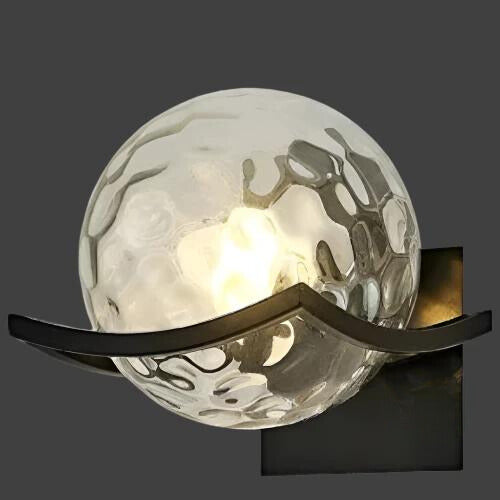 Frendorf | LumiGlide Moderne LED-Wandleuchte Glas | Elegantes Design | Warmweißes Licht | Perfekt für Innenräume