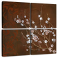 Frendorf | Kirschblüten auf Zinnober I Wandkunst
