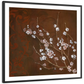 Frendorf | Kirschblüten auf Zinnober I Wandkunst