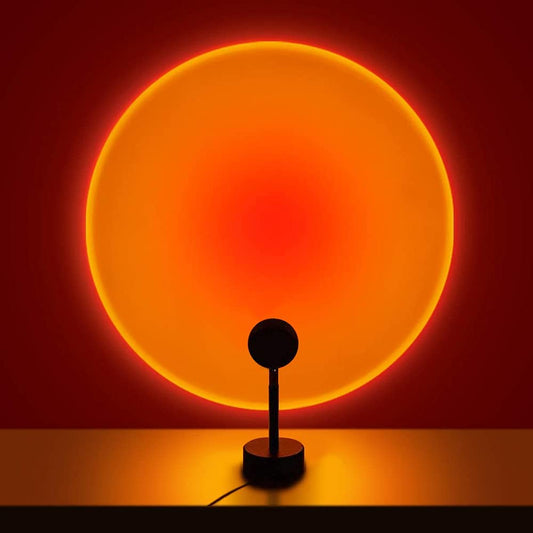 Fünfzehn Farben Sonnenuntergangsprojektor Tischlampe