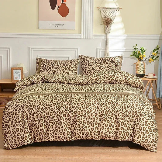Schönes Tag Leopard Bettwäsche Set