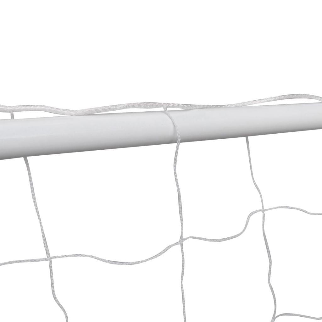 Stahl Fußballtor Set - 240 x 90 x 150 cm
