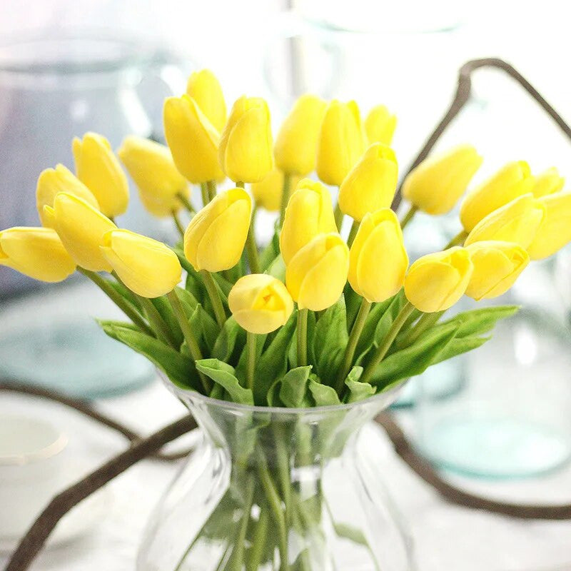 31 Stück Künstliche Tulpen