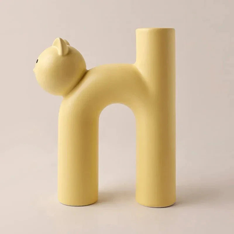 Matte Kitten Blumen Vase