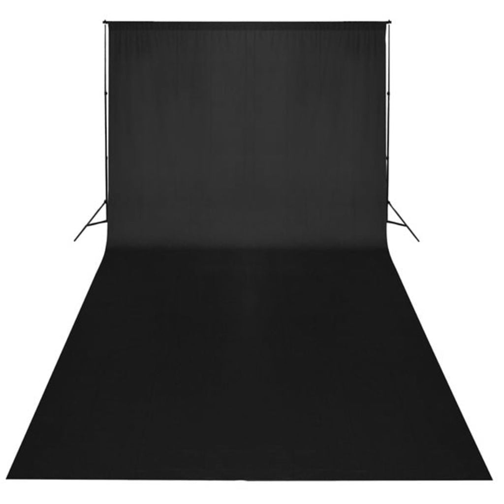 Schwarzer Hintergrund 600 x 300 cm