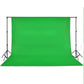 Grüner Hintergrund 500 x 300 cm. Chroma Key