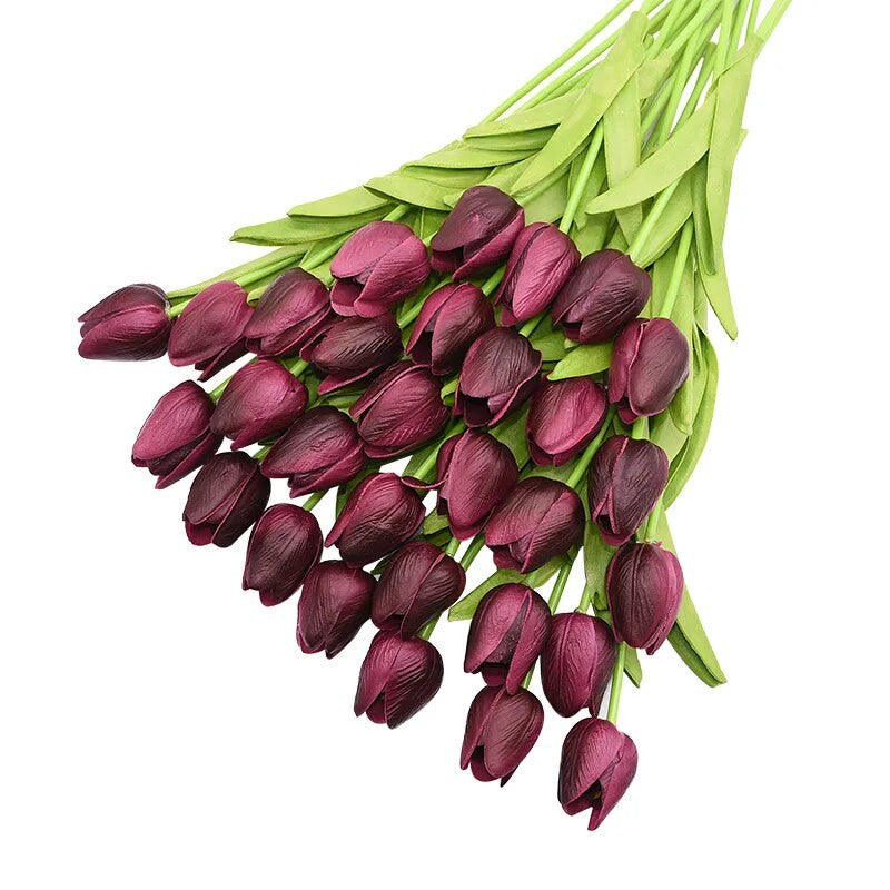 31 Stück Künstliche Tulpen