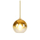 Glas Kupfer Finish Deckenleuchte