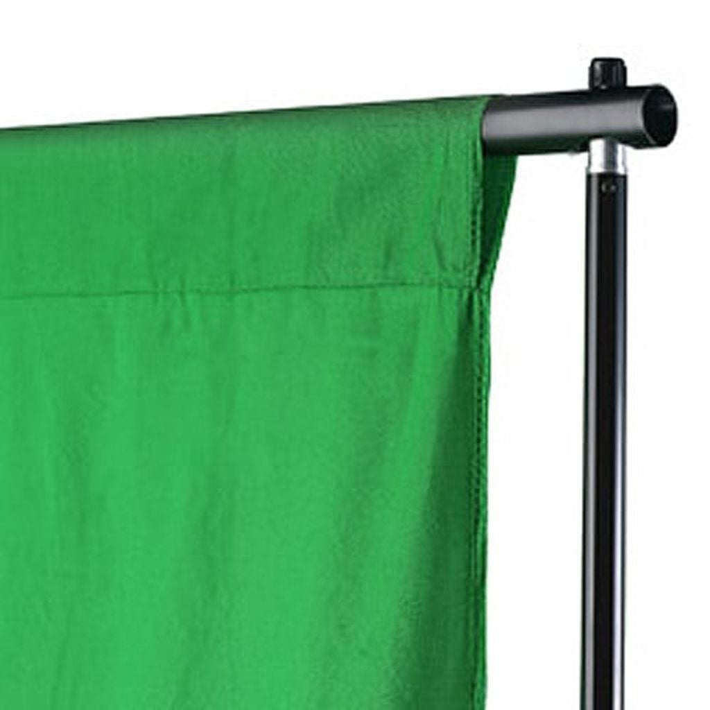 Grüner Hintergrund 600 x 300 cm. Chroma-Key